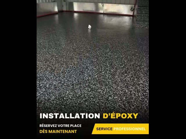 Vidéo de réalisation époxy