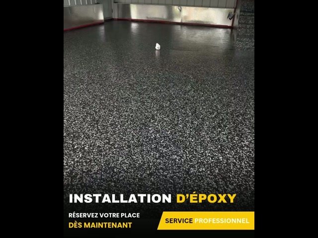 Vidéo de réalisation époxy